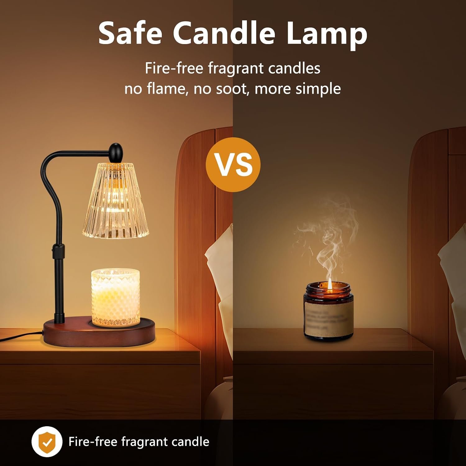 Engpure Candle Warmer Lamp with Dimmer, Candle Warmer with Timer Adjustable Height for Scented Wax Jar Candles, Gifts for Women Mom New Home Decor, for Women Mothers Day - Image 7