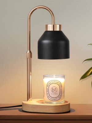 Candle Warmer Lamp with Dimmer and Timer,Home Decor Lamp for Scented Jar,Electric Wax Melt Warmer,Mother's Day\/Birthday for Mom\/Wife,Adjustable Height,with 2 Bulbs