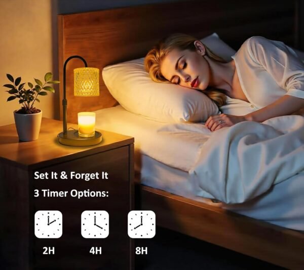 Candle Warmer Lamp with Timer Dimmable Height Adjustable, Birthday Gifts for Women Mom, House Warming Gifts New Home Decor, Candle Warmer for Jar Candles