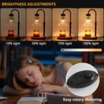 Black Candle Warmer Lamp WithTimer and Dimmer,Fragrance Electric Wax Melt Warmer with 2 Bulbs,Scented Jar Lamp,Mother's Day\/Birthday\/Gifts Christmas for Mom\/Wife,Home Decor,Adjustable Height