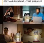 TOACSUCP Candle Warmer Lamp with 3 Bulbs, Adjustable Height Dimmable Candle Warmer with Timer, Compatible with Large Jar Candles, Candle Lamp with Charming Gift Box Ribbon for Her\/Him