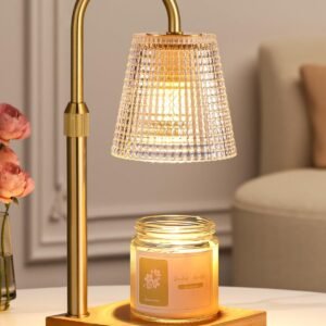 Hong-in Candle Warmer Lamp with Timer Dimmer,Christmas Birthday Gifts for Women Mom,House Warming Gifts New Home Room Decor,Vintage Wax Warmer for Scented Wax Jar Candles