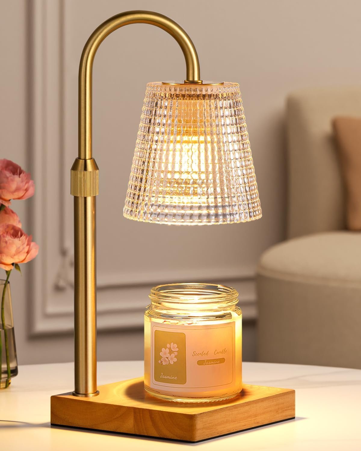 Candle Warmer Lamp with Timer Dimmer,Christmas Birthday Gifts for Women Mom,House Warming Gifts New Home Room Decor,Vintage Wax Warmer for Scented Wax Jar Candles