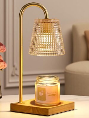 Candle Warmer Lamp-Dimmable Candle Lamp with Timer, Christmas Birthday Gifts for Women, House Warming Gifts for New Home Bedroom Decor, Vintage Wax Warmer for Scented Wax