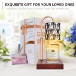 TOACSUCP Candle Warmer Lamp with 3 Bulbs, Adjustable Height Dimmable Candle Warmer with Timer, Compatible with Large Jar Candles, Candle Lamp with Charming Gift Box Ribbon for Her\/Him