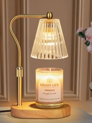 Candle Warmer Lamp with Timer Dimmer Adjustable Height for New Home Bedroom,Mothers Day Gifts,Vintage Home Decor for Scented Jar