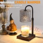 YAYIT Candle Warmer Lamp with Timer Dimmer Adjustable Height, Candle Warmer with 2 Bulbs for Jar Candles, Home Decor, for Women Birthday