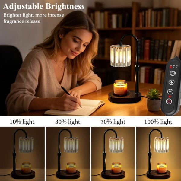 Candle Warmer Lamp, with Timer Dimmer Adjustable Height, Home Decor, Room Decor, Wax Melt Warmer for Candles, Gifts for Mom, Gifts for Mother's Day, Birthday Gifts for Women