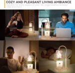Candle Warmer Lamp with 3 Bulbs, Adjustable Height Dimmable Candle Warmer with Timer, Compatible with Large Jar Candles, Candle Lamp with Charming Gift Box for Her\/Him
