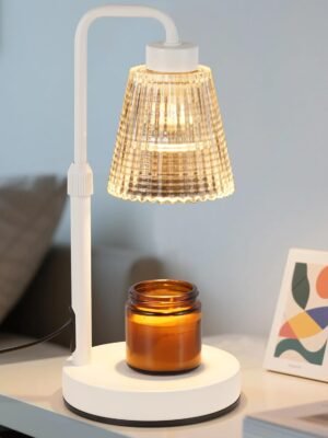 Candle Warmer Lamp with Timer Dimmable, Birthday Gifts for Women Mom, House Warming Gifts New Home Decor, Wax Melt Warmer for Jar Candles with 2 Bulbs