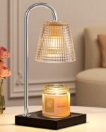 Hong-in Candle Warmer Lamp with Timer Dimmer,House Warming Gifts New Home Room Decor,Birthday Gifts for Women Mom Sister,Modern Wax Warmer for Scented Wax Jar Candles