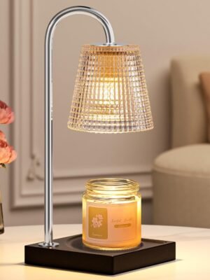 Candle Warmer Lamp with Timer Dimmer,House Warming Gifts New Home Room Decor,Birthday Gifts for Women Mom Sister,Modern Wax Warmer for Scented Wax Jar Candles
