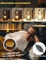Warmer Lamp with Cycle Timer, Birthday Gifts for Women Mom Her, House Warming Gifts New Home Room Decor, Wax Melt Warmer for Jar Candles with 2 Bulbs