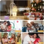 Candle Warmer Lamp with 3 Bulbs, Adjustable Height Dimmable Candle Warmer with Timer, Compatible with Large Jar Candles, Candle Lamp with Charming Gift Box Ribbon for Her\/Him