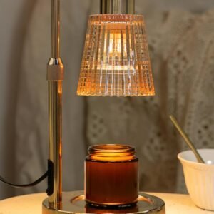 GODONLIF Gold Candle Warmer Lamp with Cycle Timer, Birthday Gifts for Women Mom Her, House Warming Gifts New Home Room Decor, Wax Melt Warmer for Jar Candles with 2 Bulbs