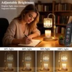 Candle Warmer Lamp, with Timer Dimmer Adjustable Height, Home Decor, Room Decor, Wax Melt Warmer for Candles, Gifts for Mom, Gifts for Mother's Day, Birthday Gifts for Women