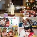Candle Warmer Lamp with 3 Bulbs, Adjustable Height Dimmable Candle Warmer with Timer, Compatible with Large Jar Candles, Candle Lamp with Charming Gift Box for Her\/Him