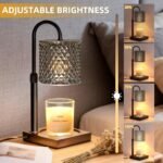 YAYIT Candle Warmer Lamp with Timer Dimmer Adjustable Height, Candle Warmer with 2 Bulbs for Jar Candles, Home Decor, for Women Birthday
